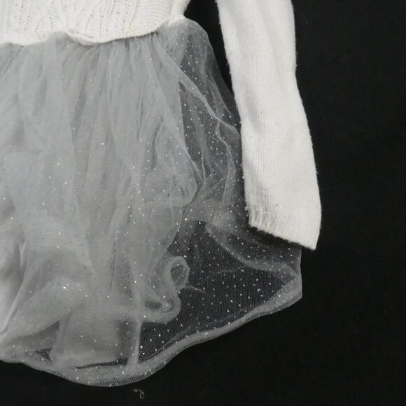 DRESSED UP By GYMBOREE | 2T | One Piece Knit Top Dress with Tulle Skirt - Picture 9 of 16